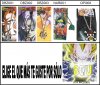 COLGANTES DE ANIME: DBZ, Naruto, One Piece.
